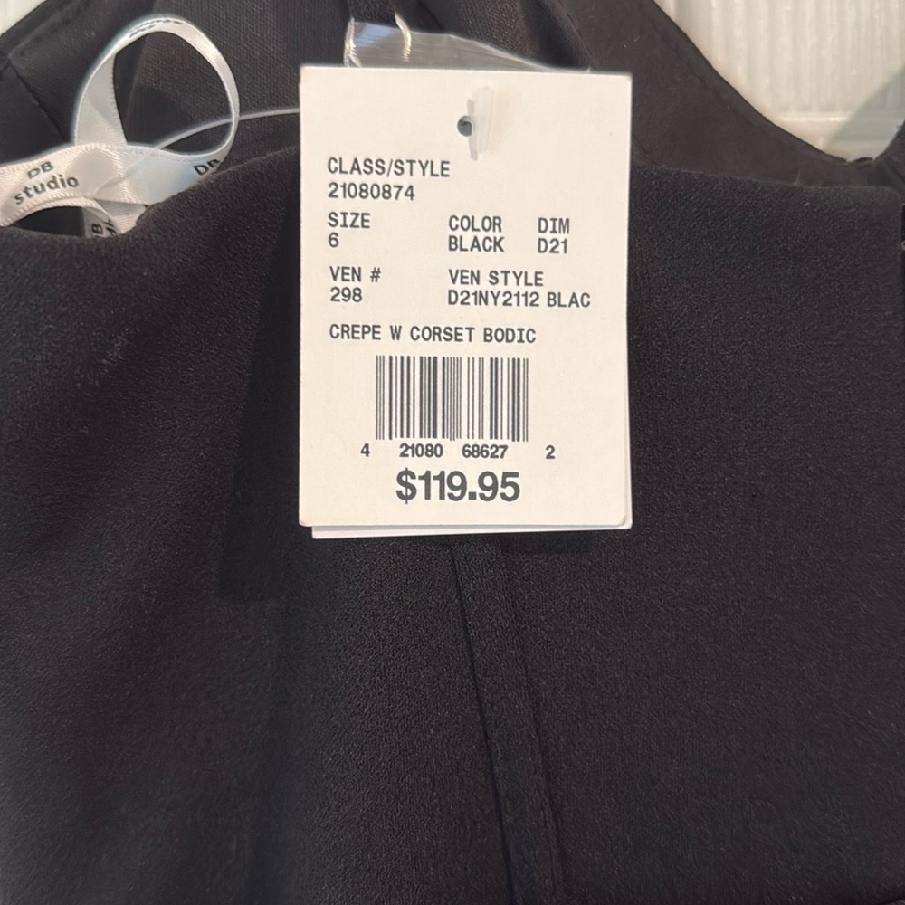 David's Bridal Black Maxi Dress - Picture 6 of 6